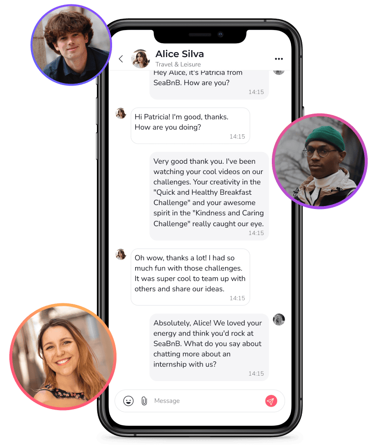 App chat feature